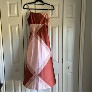 The Fifth Label Maya Midi Dress Scarf Print NWT